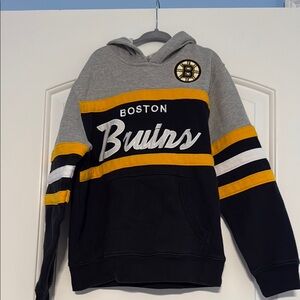 Boston Bruins Hoodie with Yellow and Black Stripes